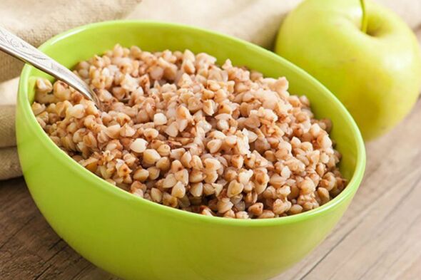 Buchweizenbrei auf Diät