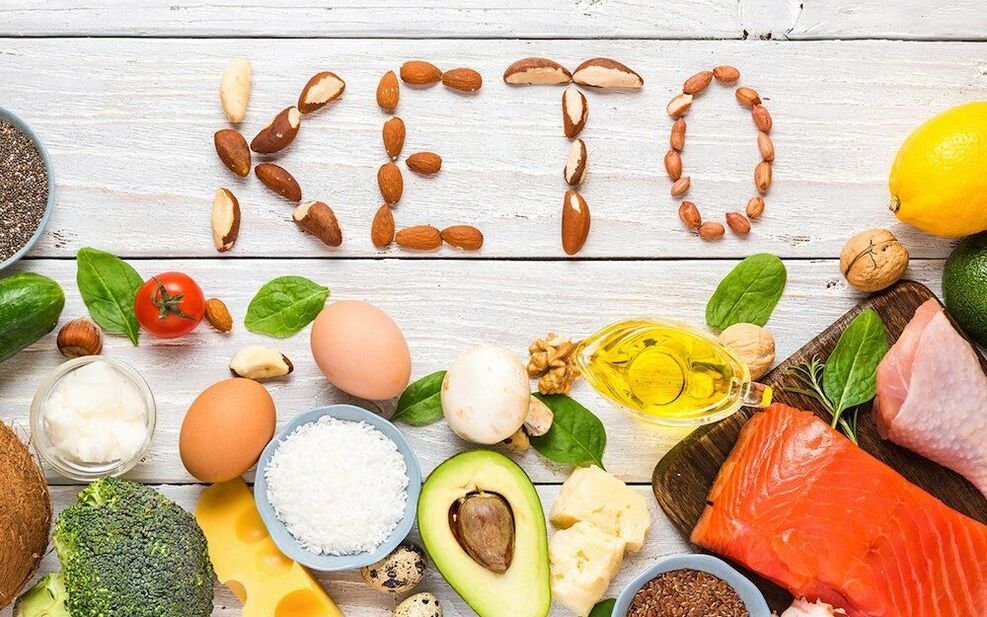 Keto-Diät-Lebensmittel